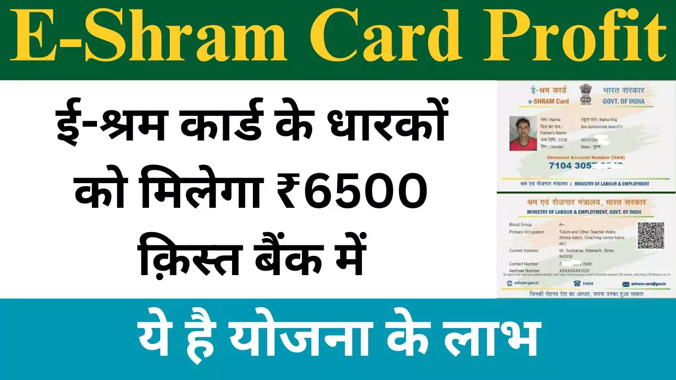 E-Shram Card Profit