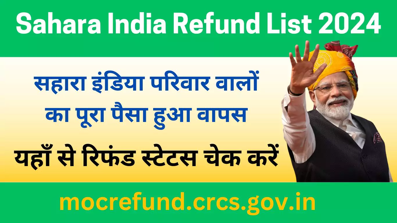 Sahara India Refund List 2024