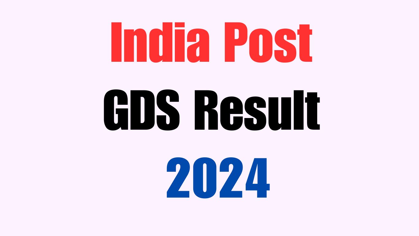 India Post GDS Result 2024