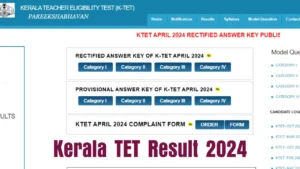 Kerala TET Result 2024