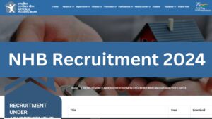 NHB Recruitment 2024, Banking Jobs 2024,