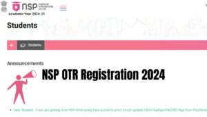 NSP OTR Registration 2024