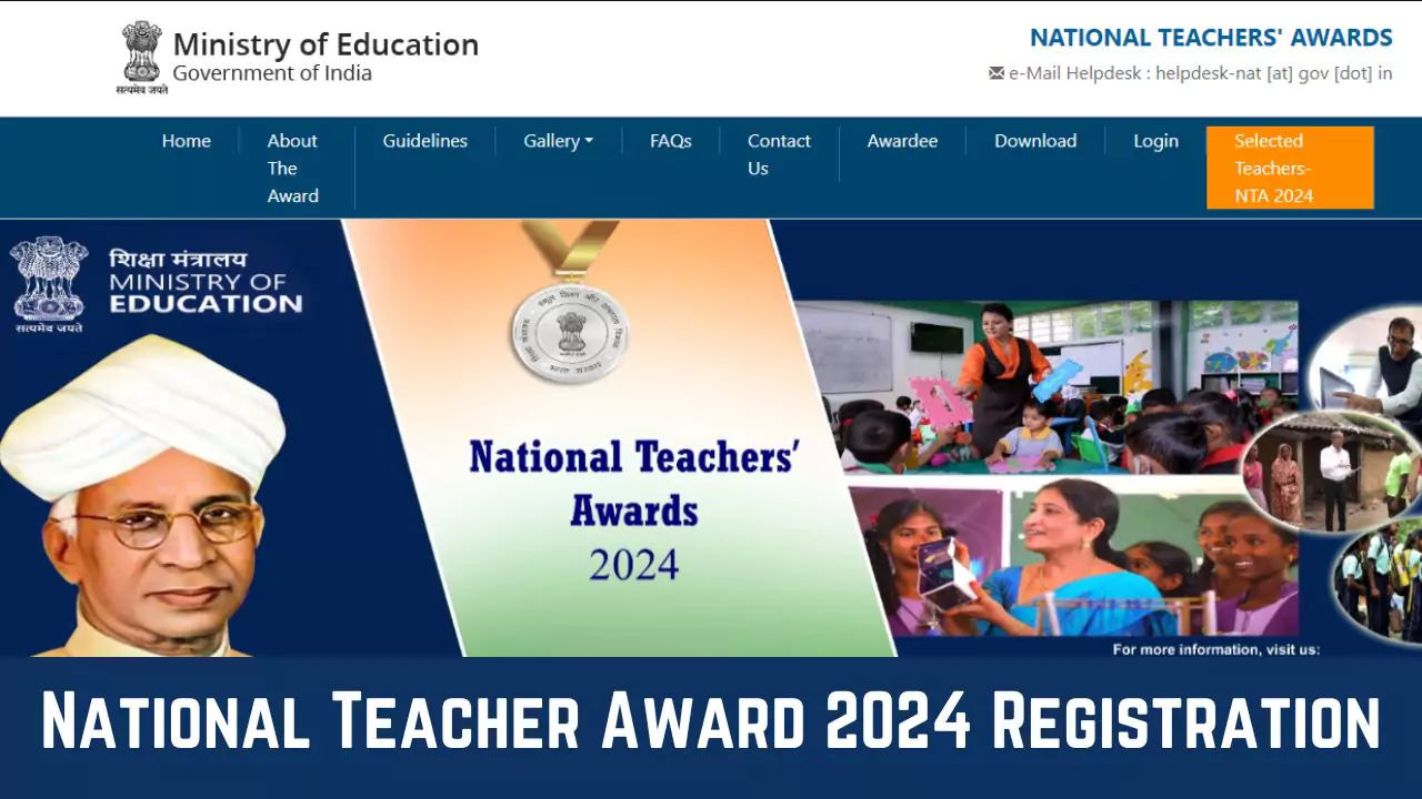 National Teacher Award 2024 Registration