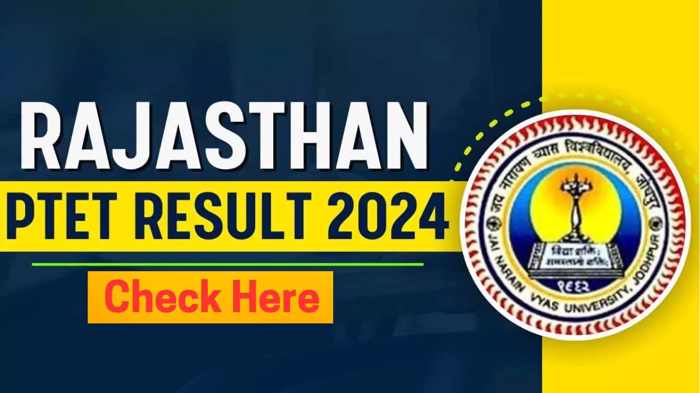 Rajasthan PTET Result 2024