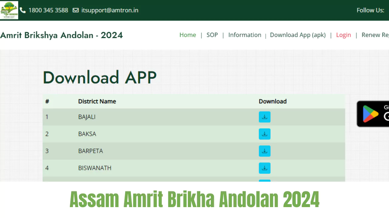 Assam Amrit Brikha Andolan 2024