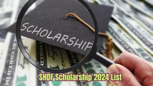 SHDF Scholarship 2024 List