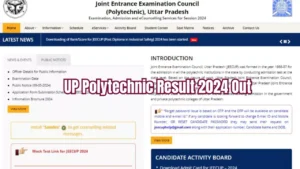 UP Polytechnic Result 2024 Out