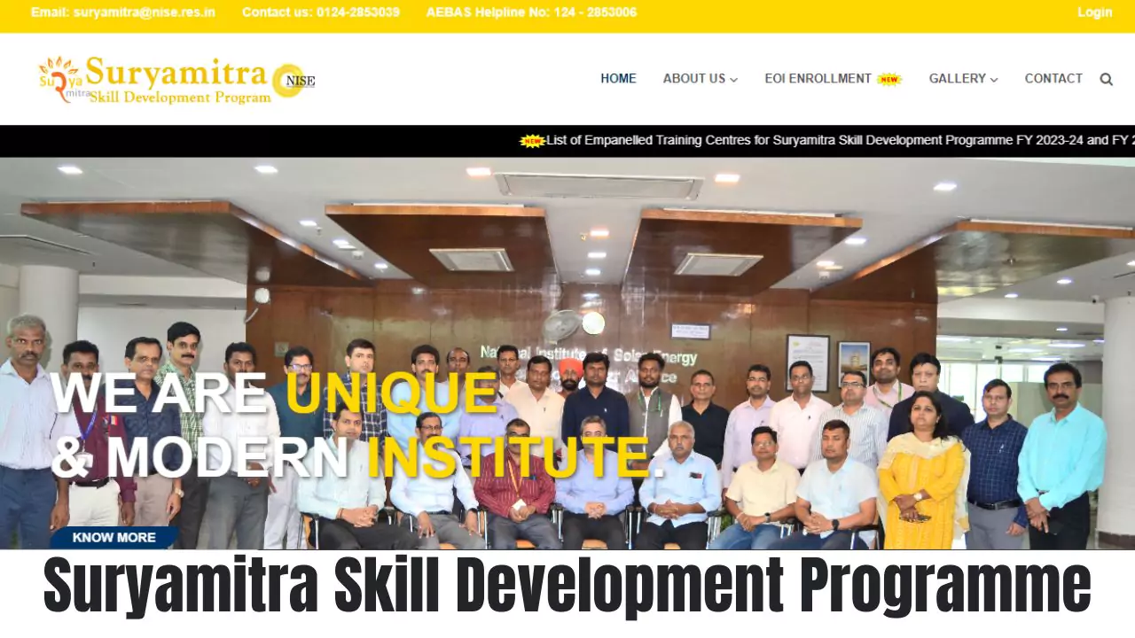 Suryamitra Skill Development Programme 2024