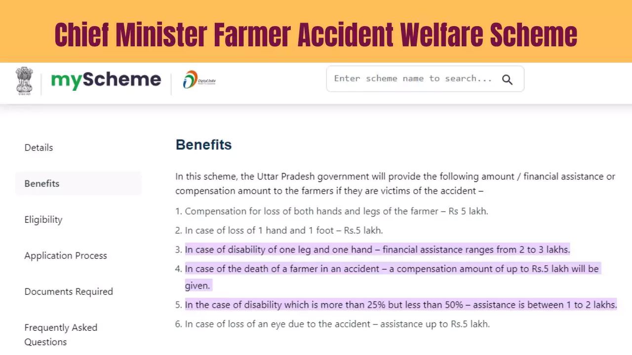 Welfare Scheme for Farmers, Farmer Accident Insurance 2024,